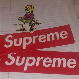 Supreme stickers